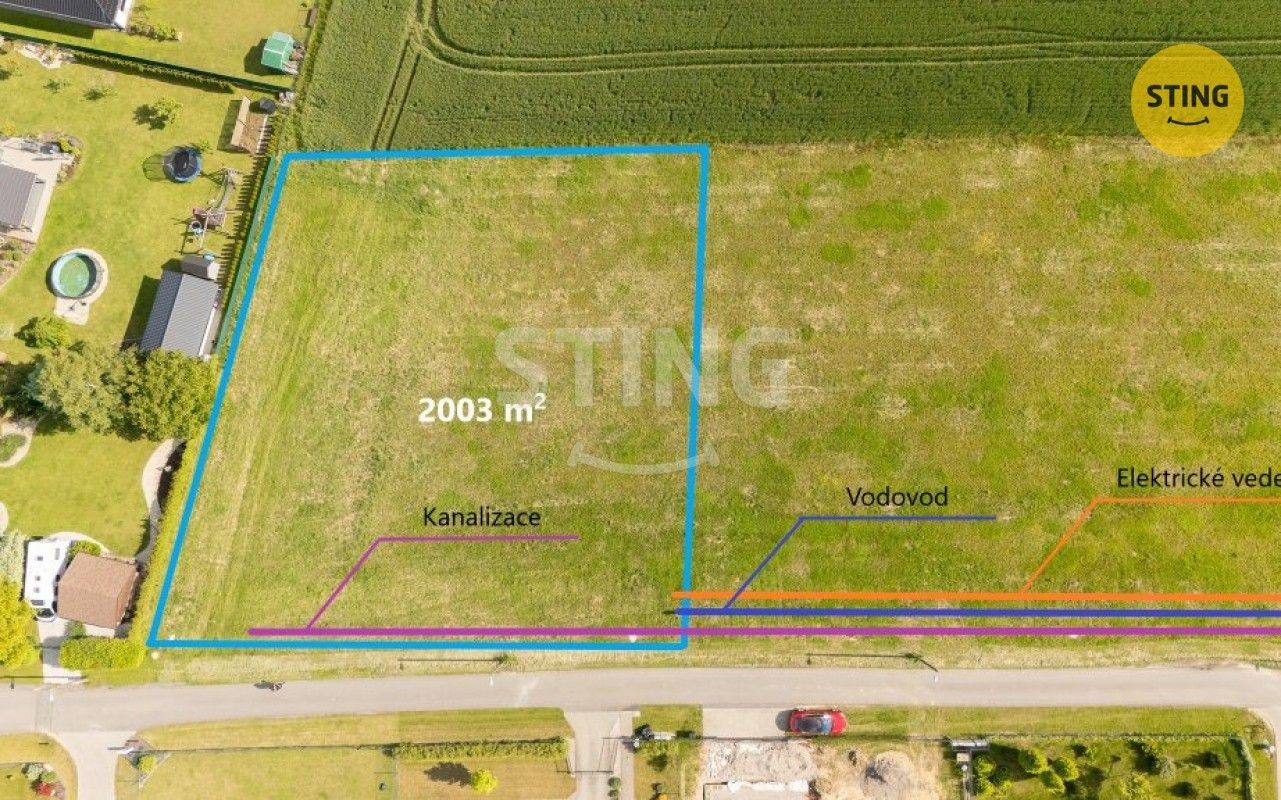 Pozemky pro bydlení, Albrechtice, 2 000 m² - 1