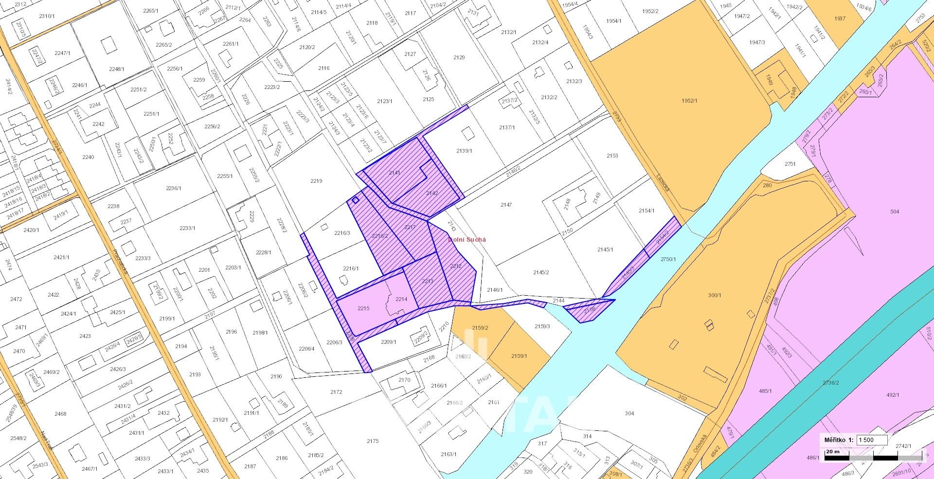 Prodej pozemek pro bydlení - Dolní Suchá, Havířov