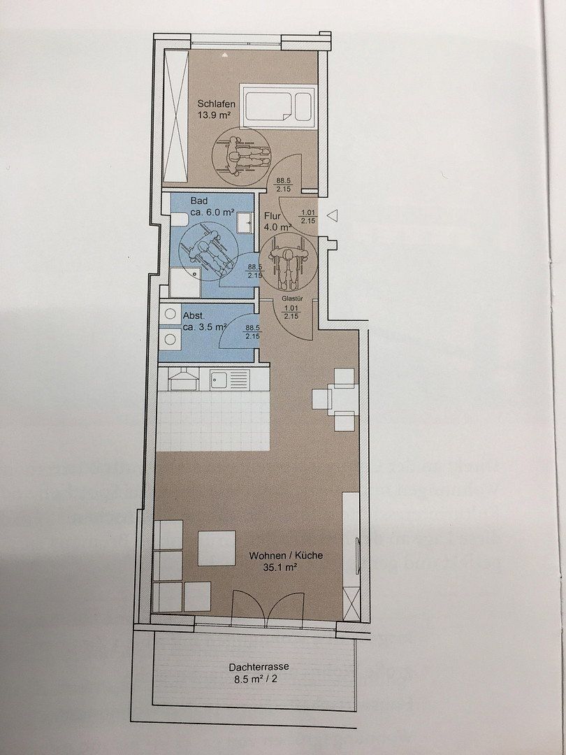 2+kk, Am Wall 86 Bremen Mitte Bremen 28195, 67 m² - 1