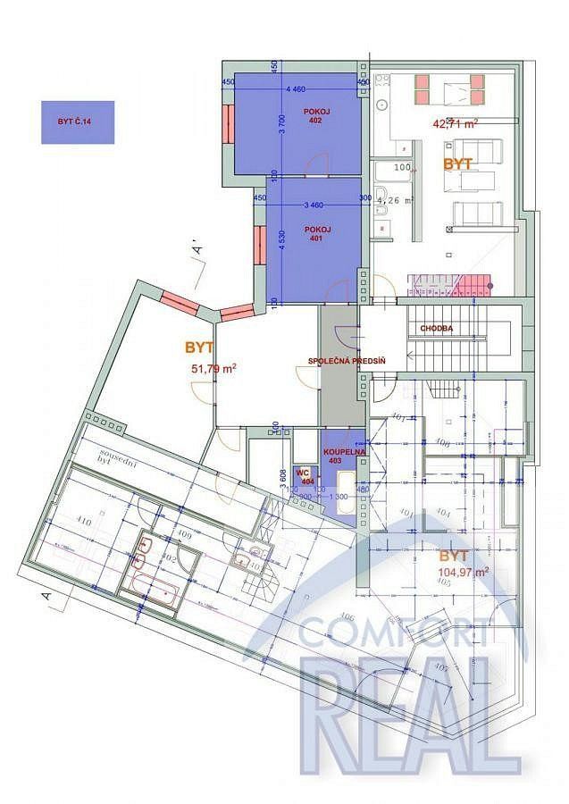 Byt 1+1 · 32 m² · Brno - Královo Pole, okres Brno-město, Jihomoravský kraj - 4