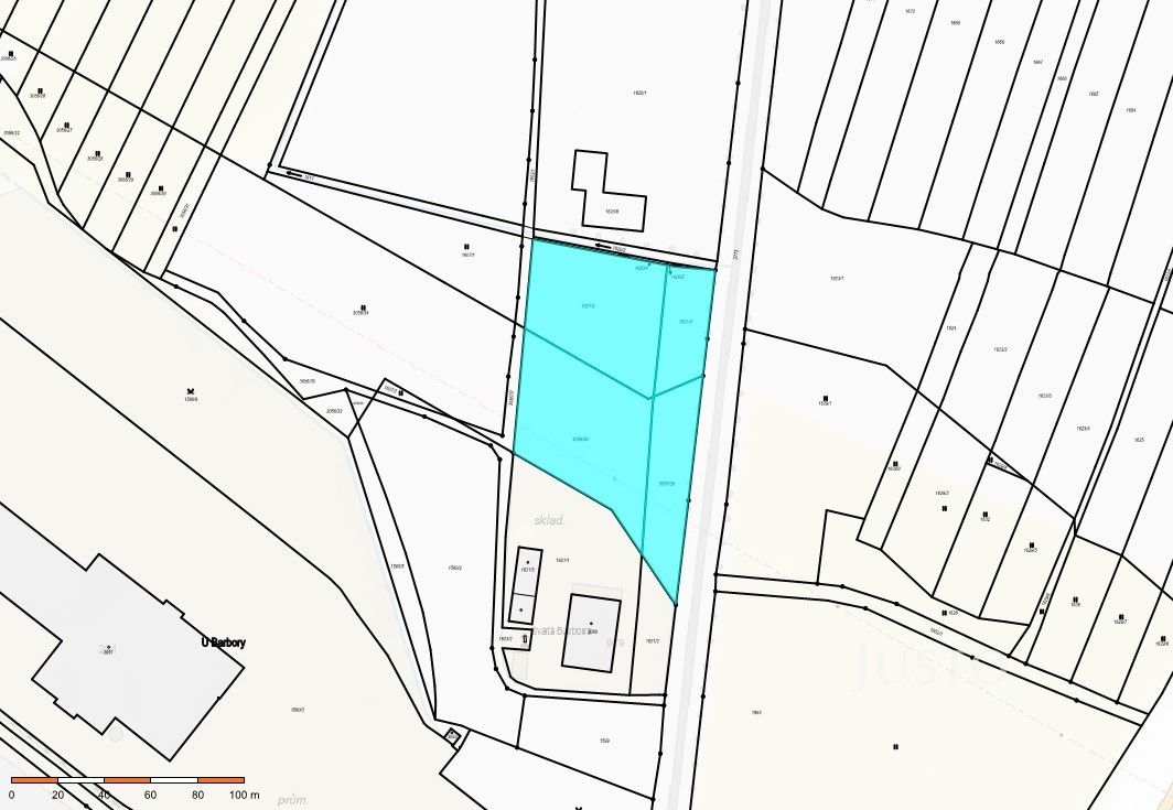 Komerční pozemky, Protivín, 8 618 m² - 2