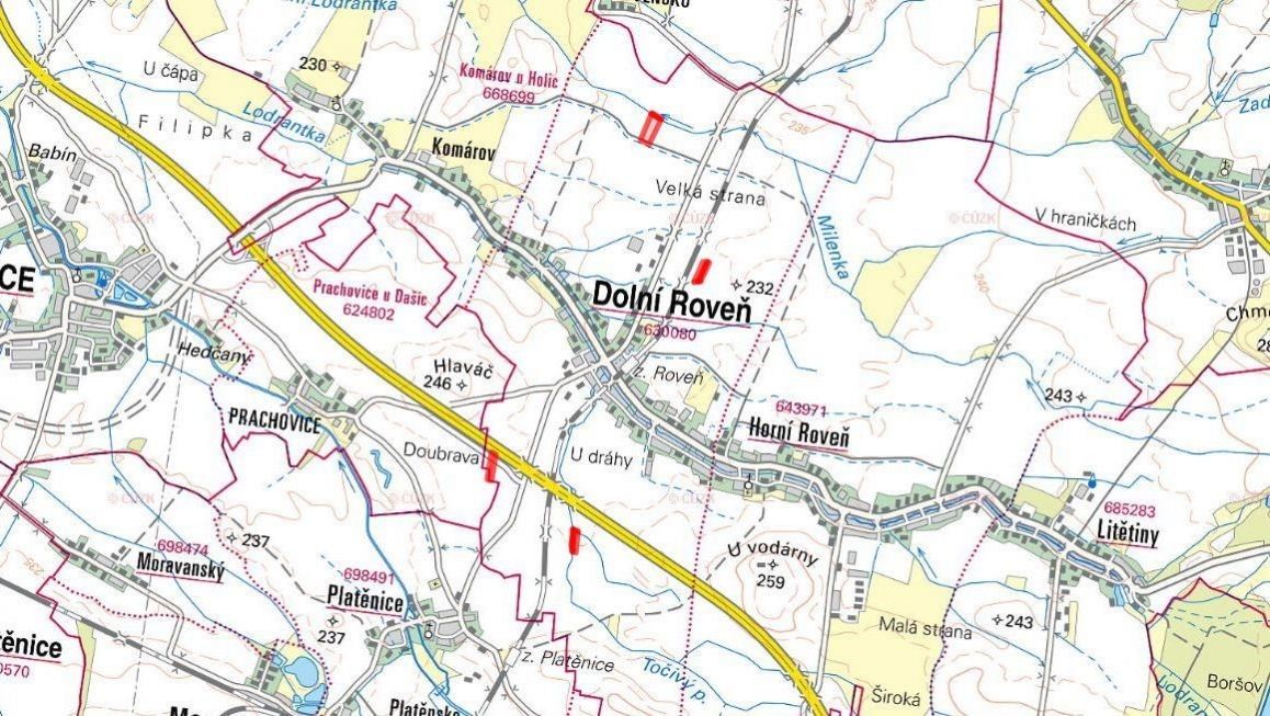 Prodej zemědělský pozemek - Dolní Roveň - 5
