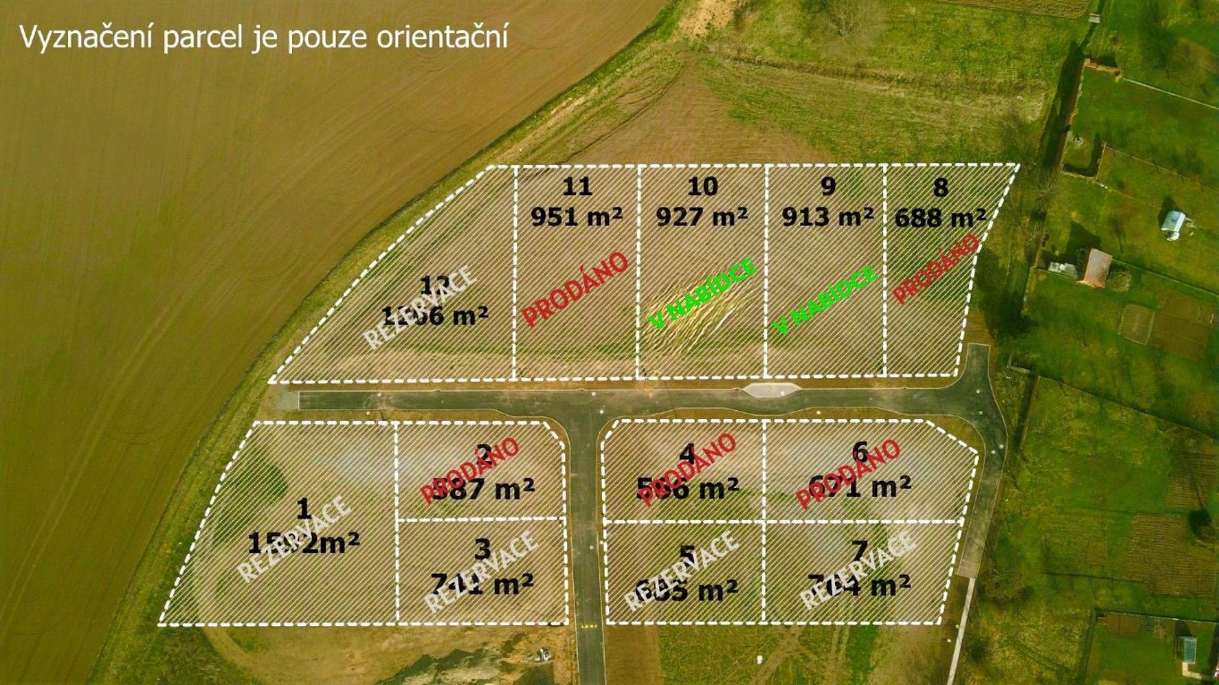 Pozemky pro bydlení, Medlovice, okres Vyškov, Jihomoravský kraj - 2
