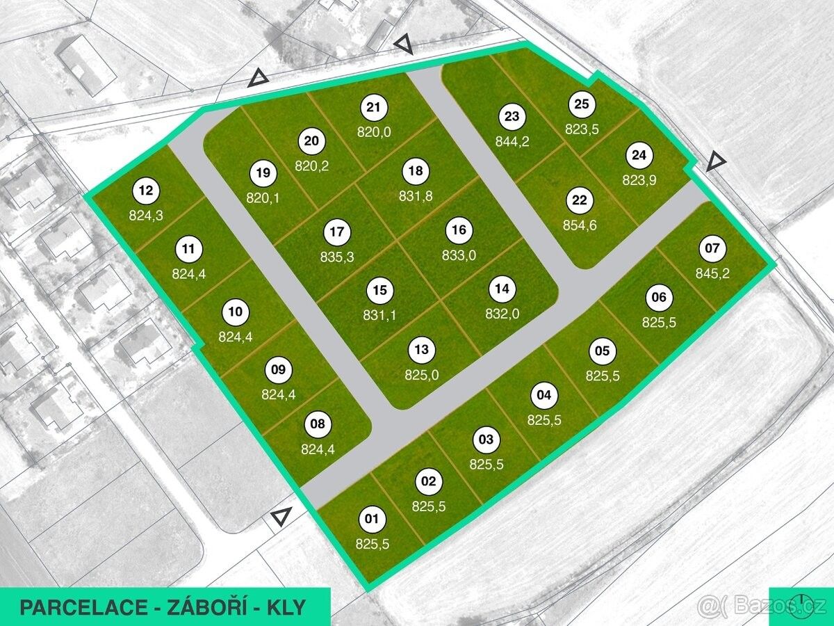 Pozemky pro bydlení, Kly, 277 41