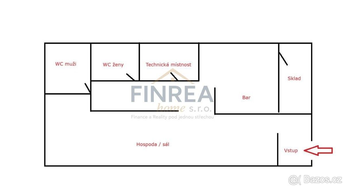 Pronájem restaurace - Chomutov, 430 04