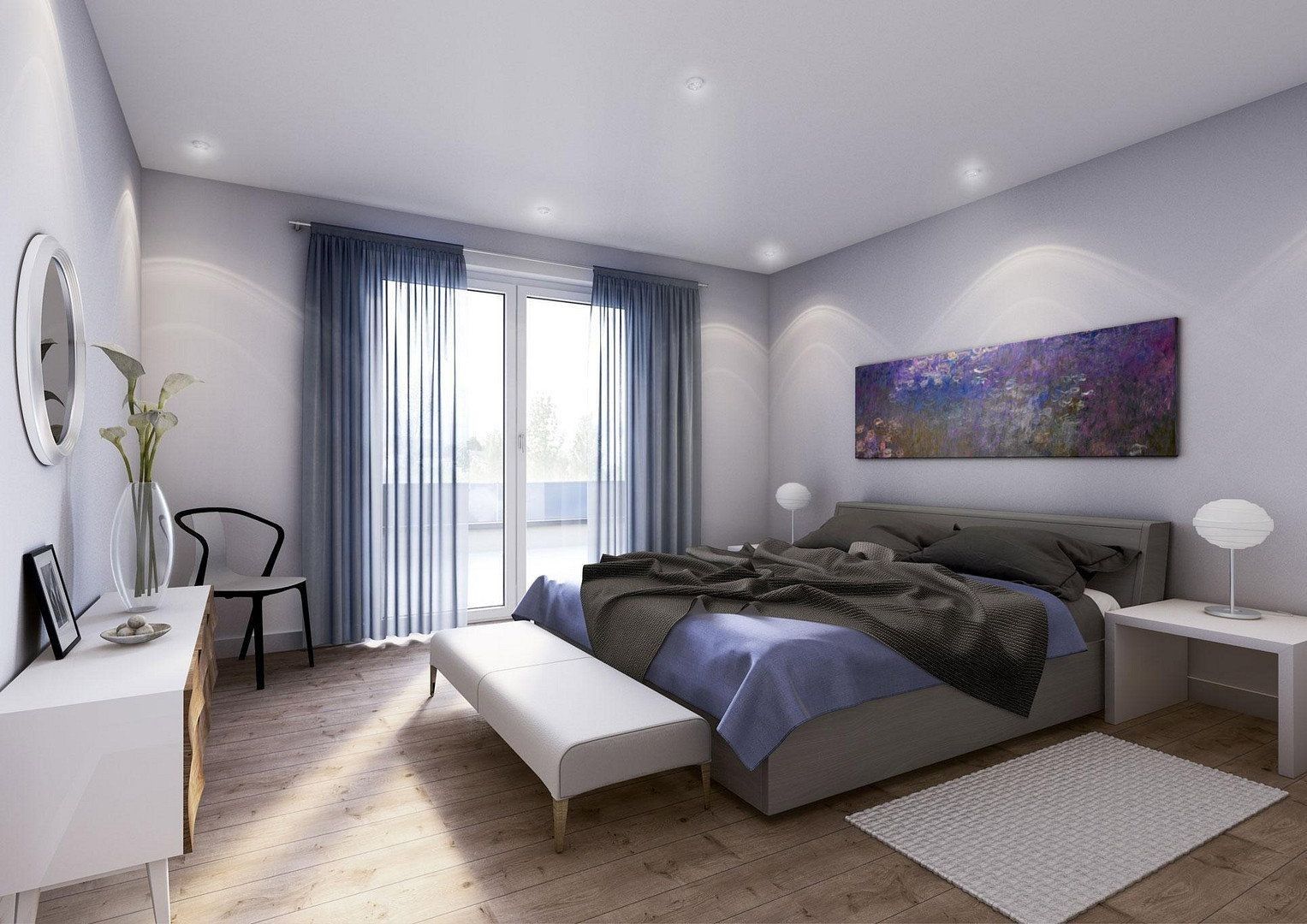 2+1, Arenbergstr. 11, , Bádensko-Württembersko, 44 m² - 1
