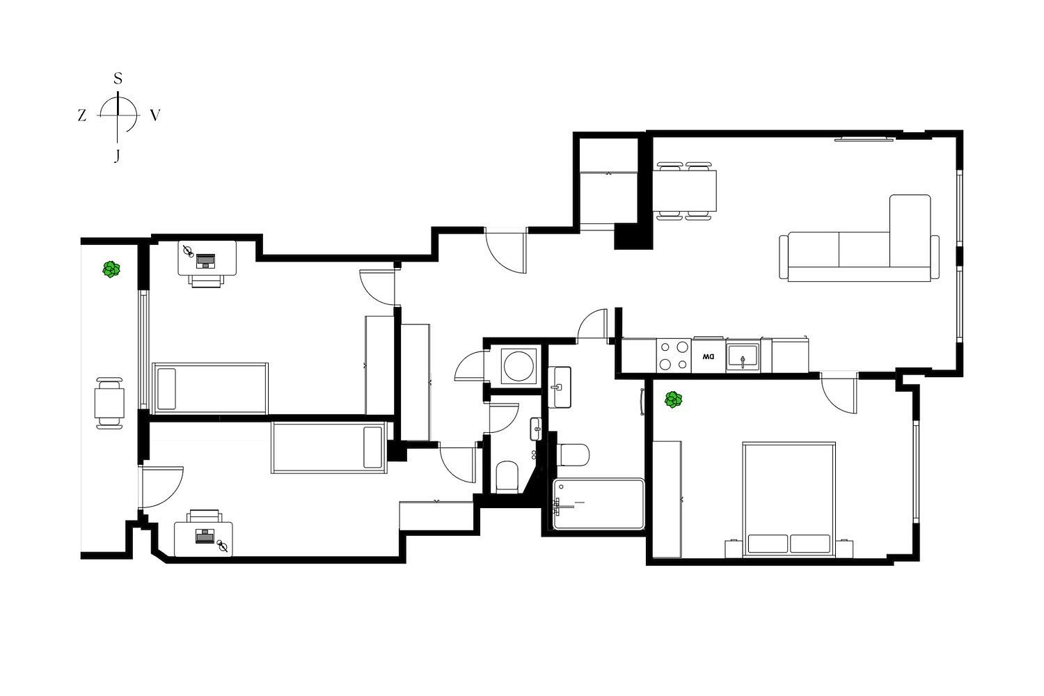 Byt 4+kk · 87 m² · Blanická, Praha 2 - Vinohrady - 3