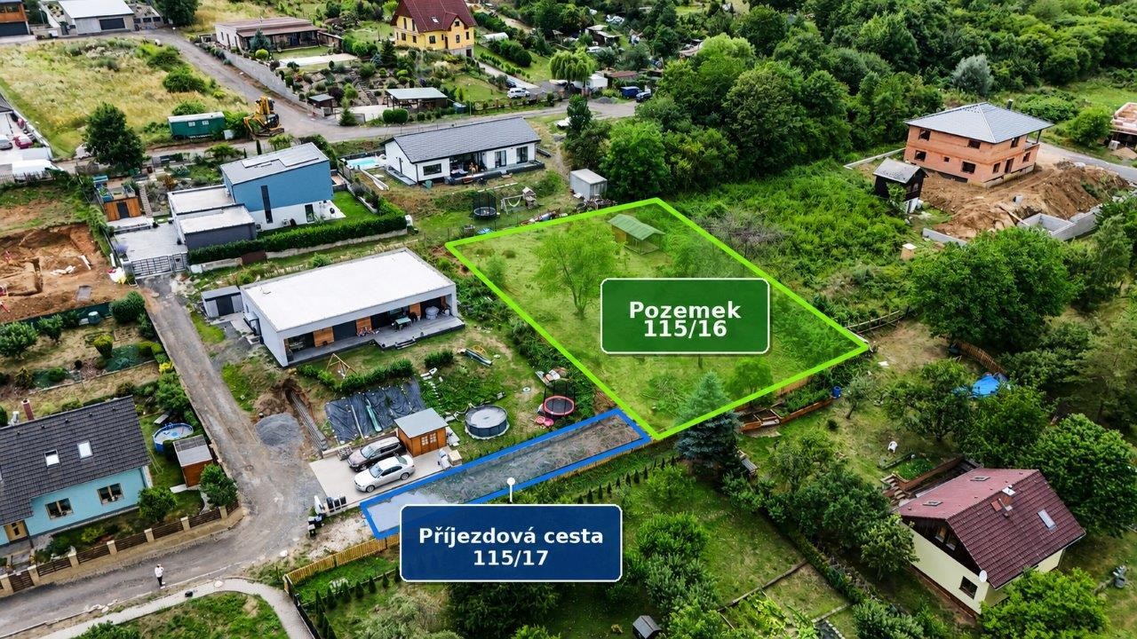 Pozemek pro bydlení · 1 159 m² · Západní, Bystřany - 3
