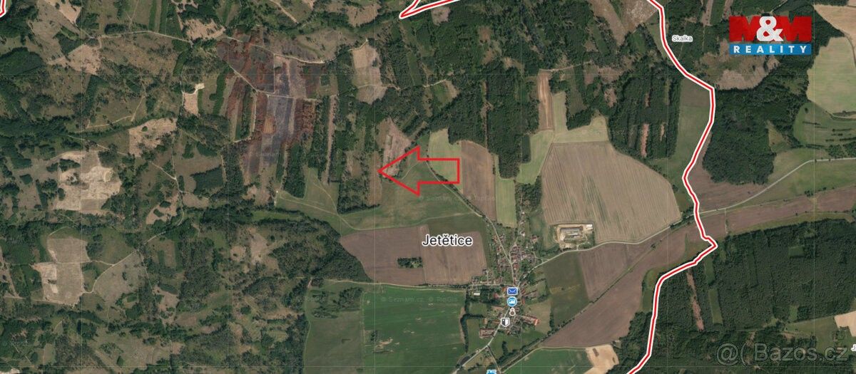 Prodej pozemek pro bydlení - Jetětice, 398 48