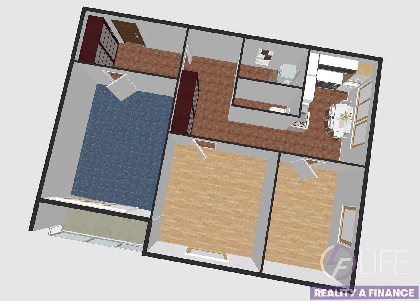 Byt 3+1 · 63 m² · Vrchlabí - Hořejší Vrchlabí, okres Trutnov, Královéhradecký kraj - 3