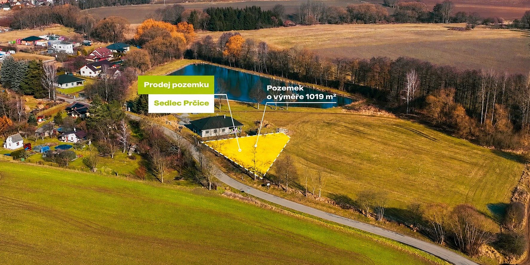 Prodej pozemek pro bydlení - Sedlec-Prčice, okres Příbram, Středočeský kraj - 2