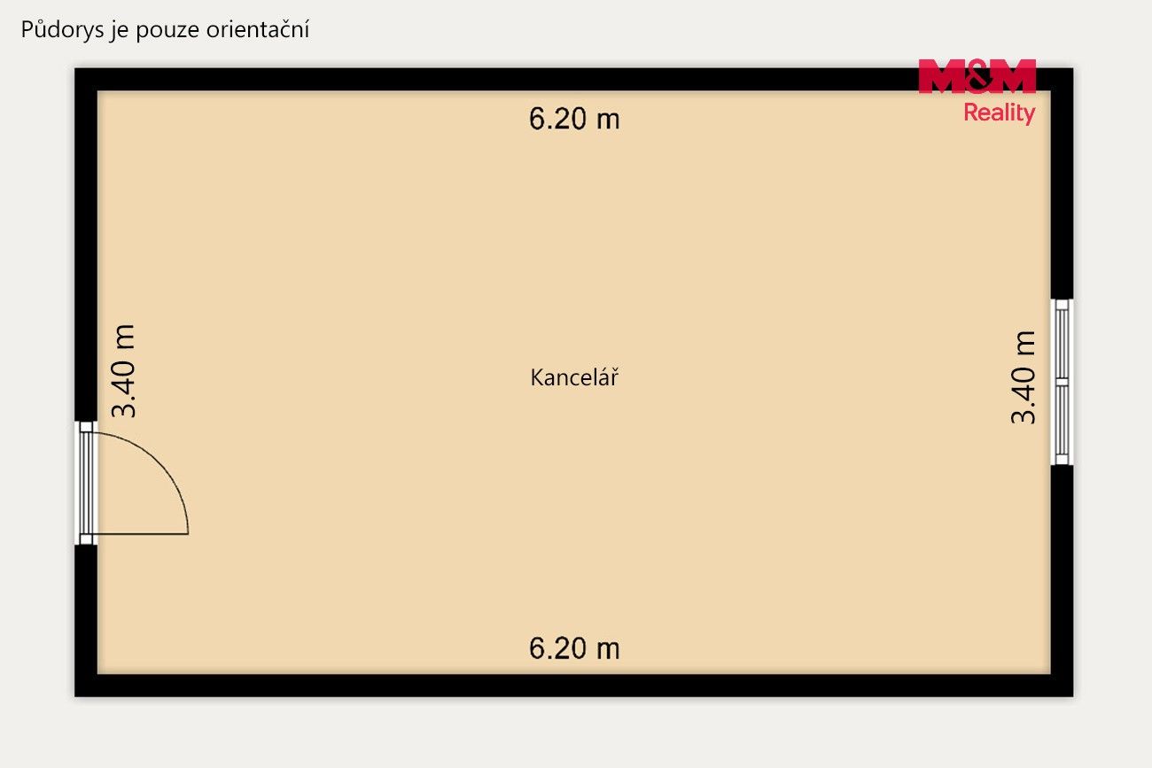 Pronájem kancelář - Zahradní, Horšovský Týn, 21 m² - 5