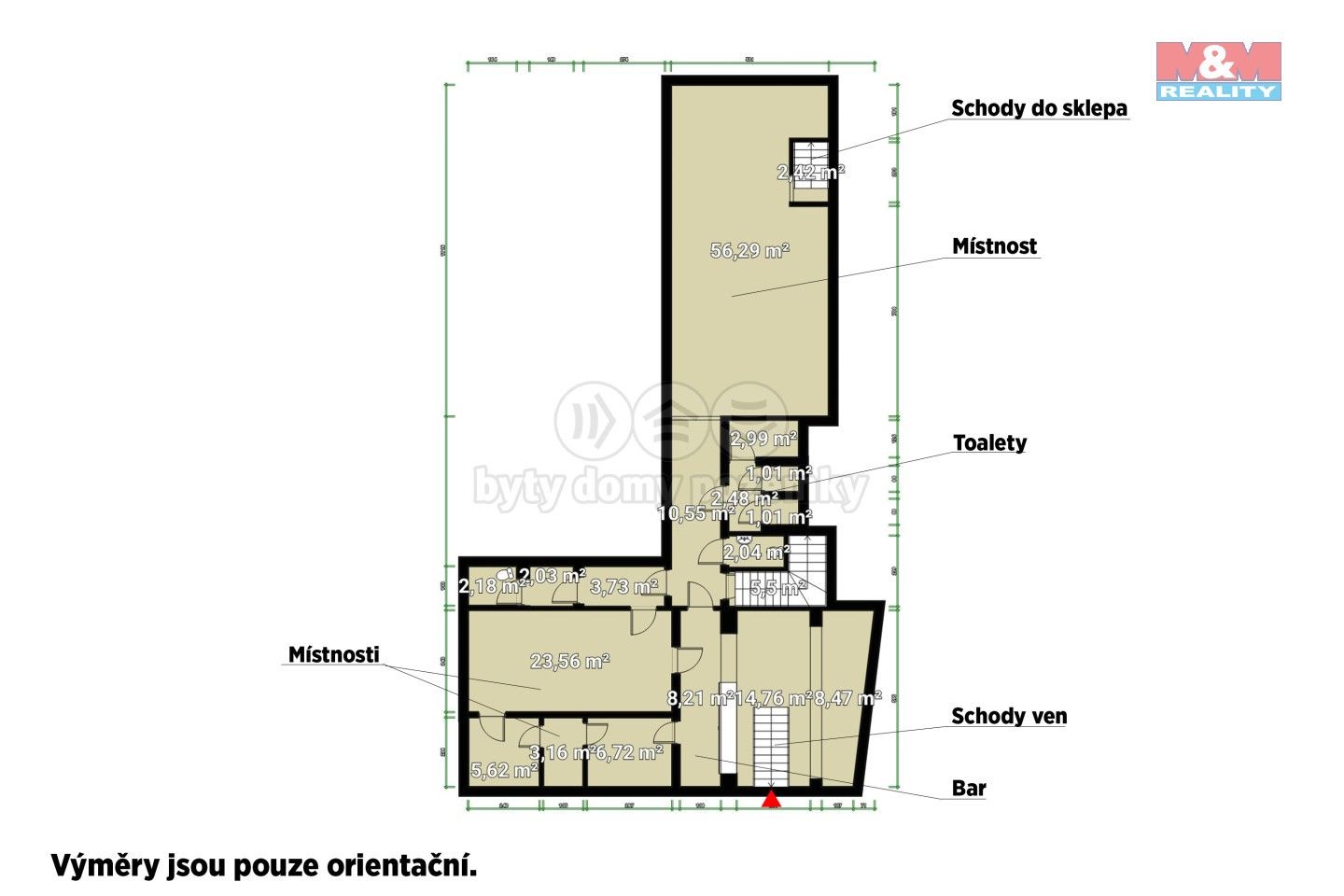 Pronájem restaurace - Kollárova, Plzeň, 184 m²