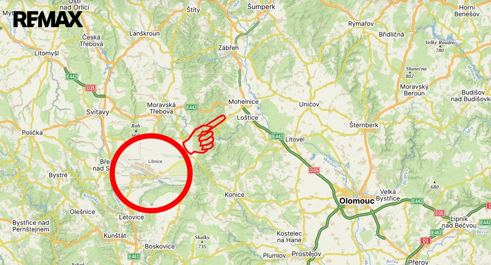 Stavební pozemek, Líšnice – pohled 3