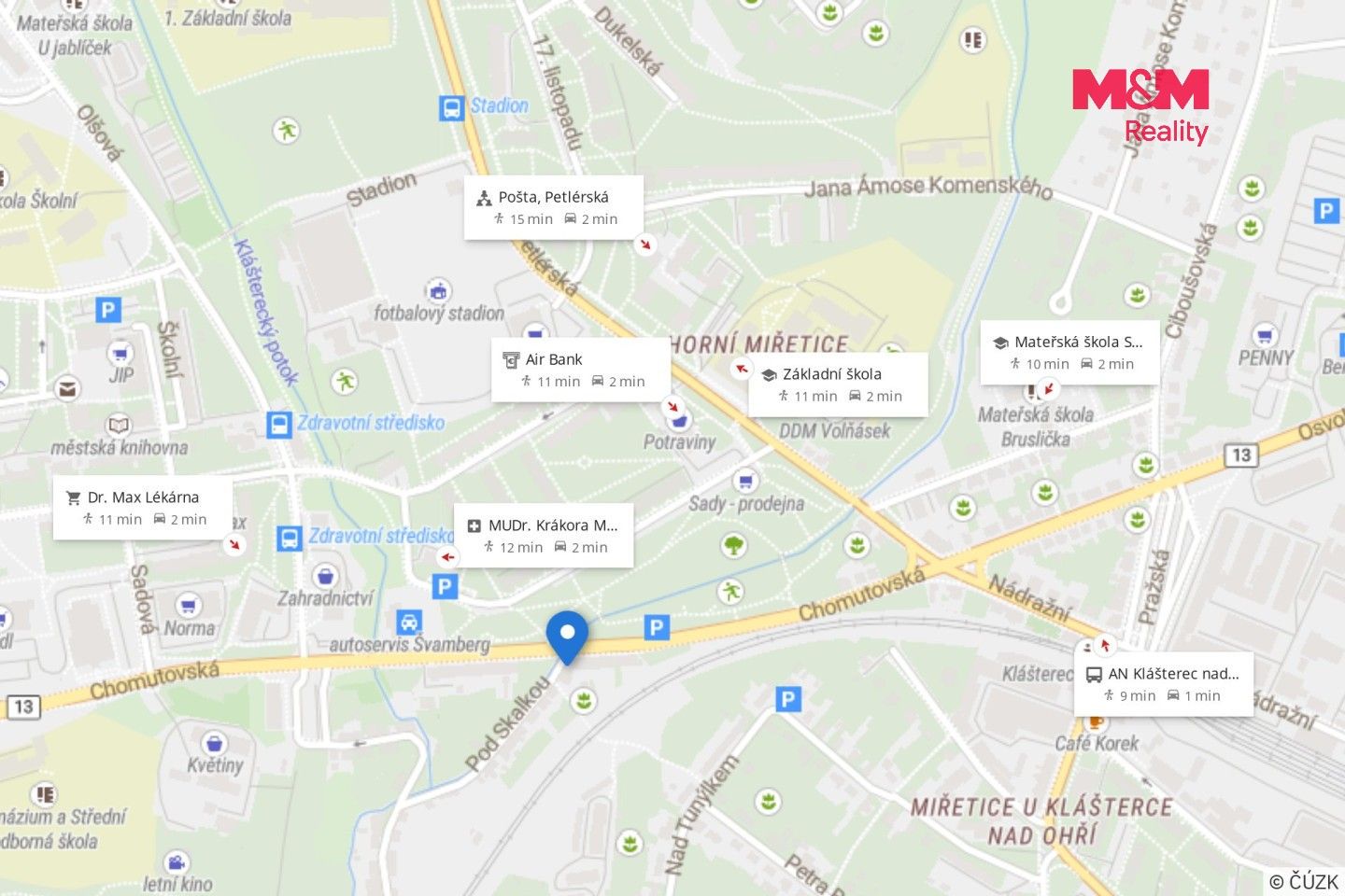 Pronájem byt 2+kk - Chomutovská, Klášterec nad Ohří, 64 m² - 5