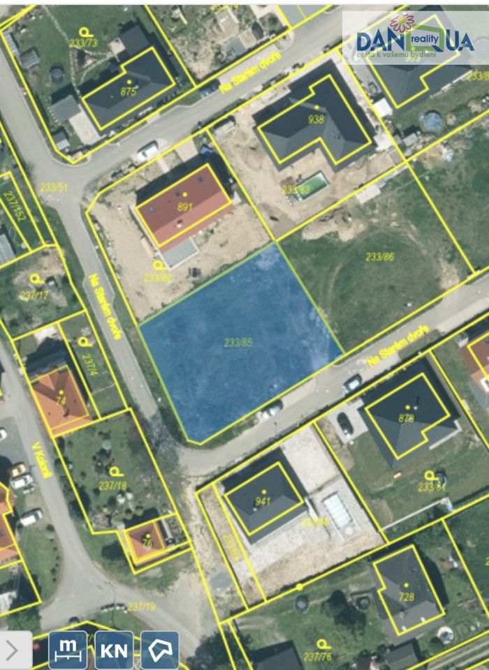 Pozemky pro bydlení, Na Starém dvoře, Starý Plzenec, 933 m²