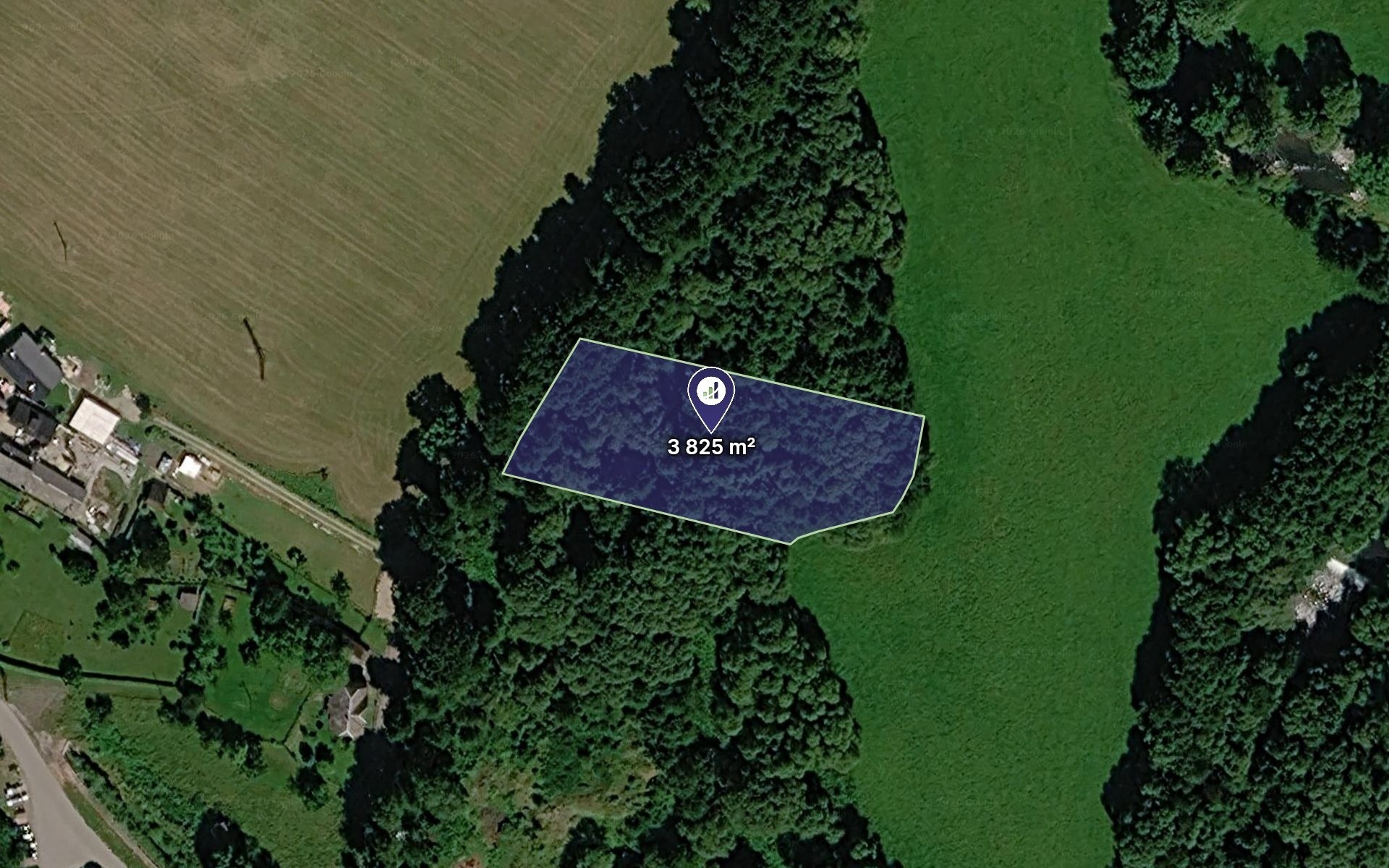 Pozemek · 7 725 m² · Olšany - 3