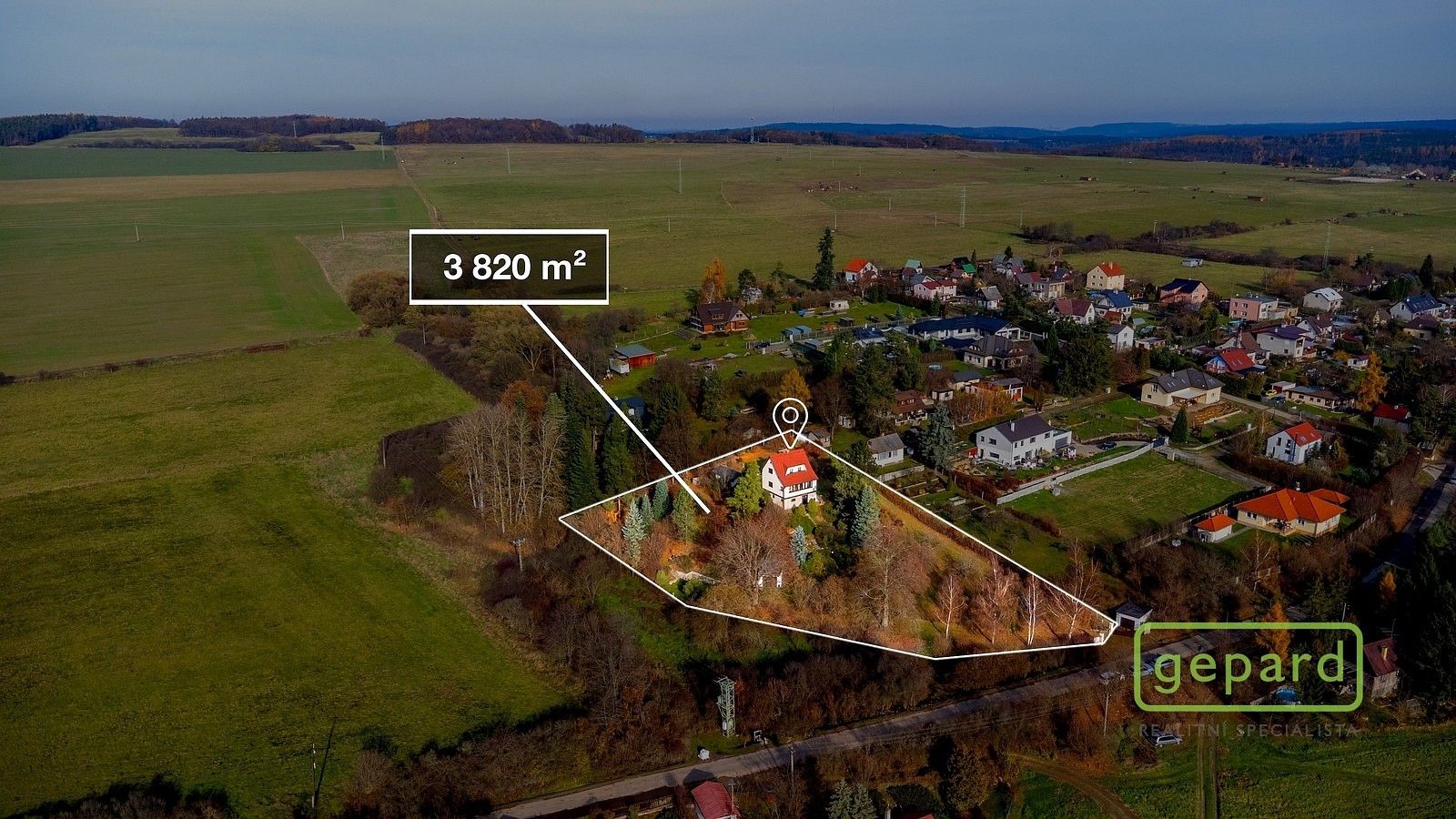 Prodej pozemek pro bydlení - Čisovice - Bojov, okres Praha-západ, Středočeský kraj - 2