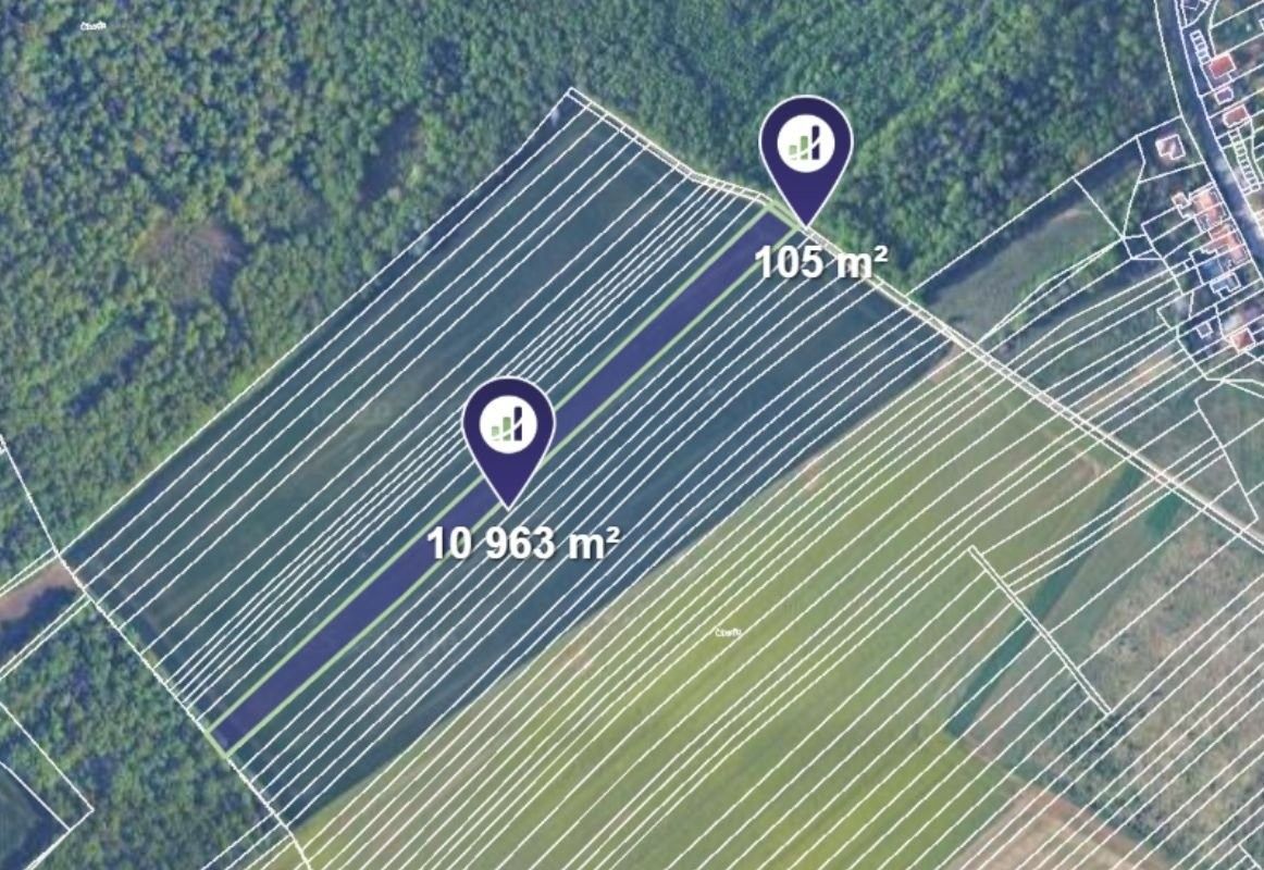 Prodej les - Ořechov, 9 147 m²