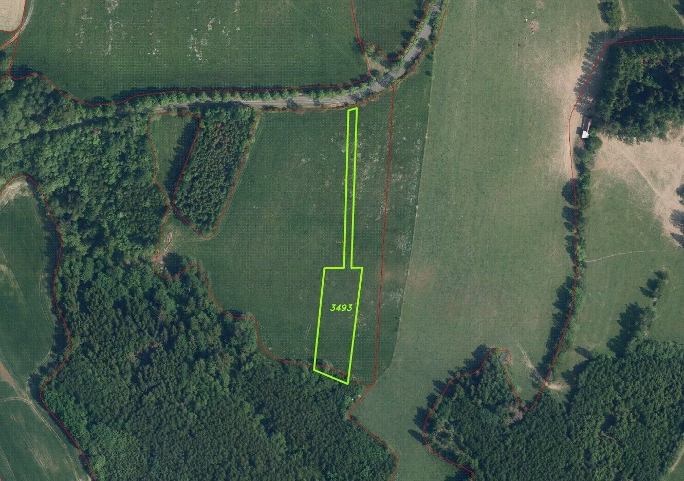 Zemědělské pozemky, Příkrý, 3 m²