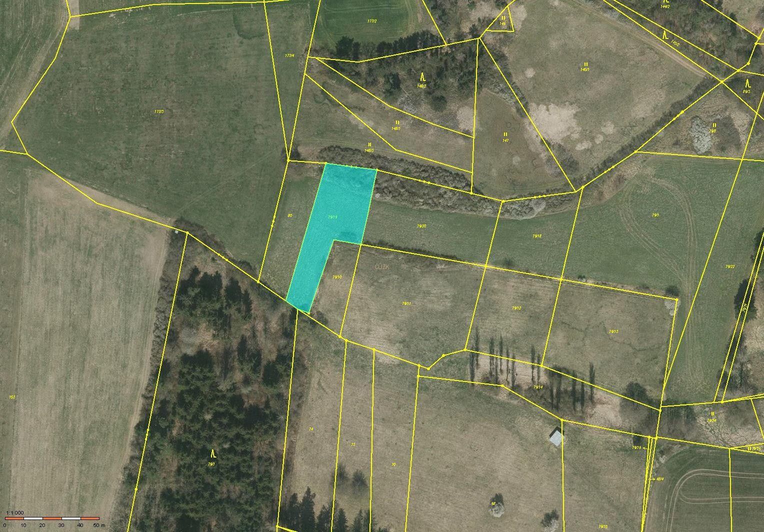 Zemědělské pozemky, Domanice, Radomyšl, 6 997 m²