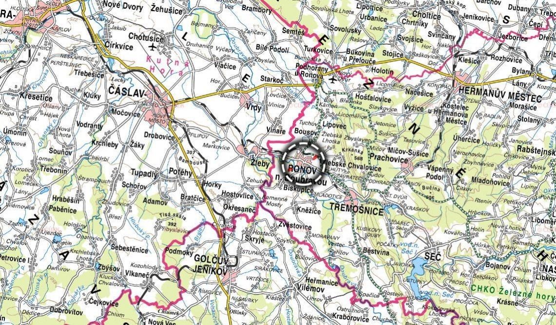 Stavební pozemek, Ronov nad Doubravou – pohled 4