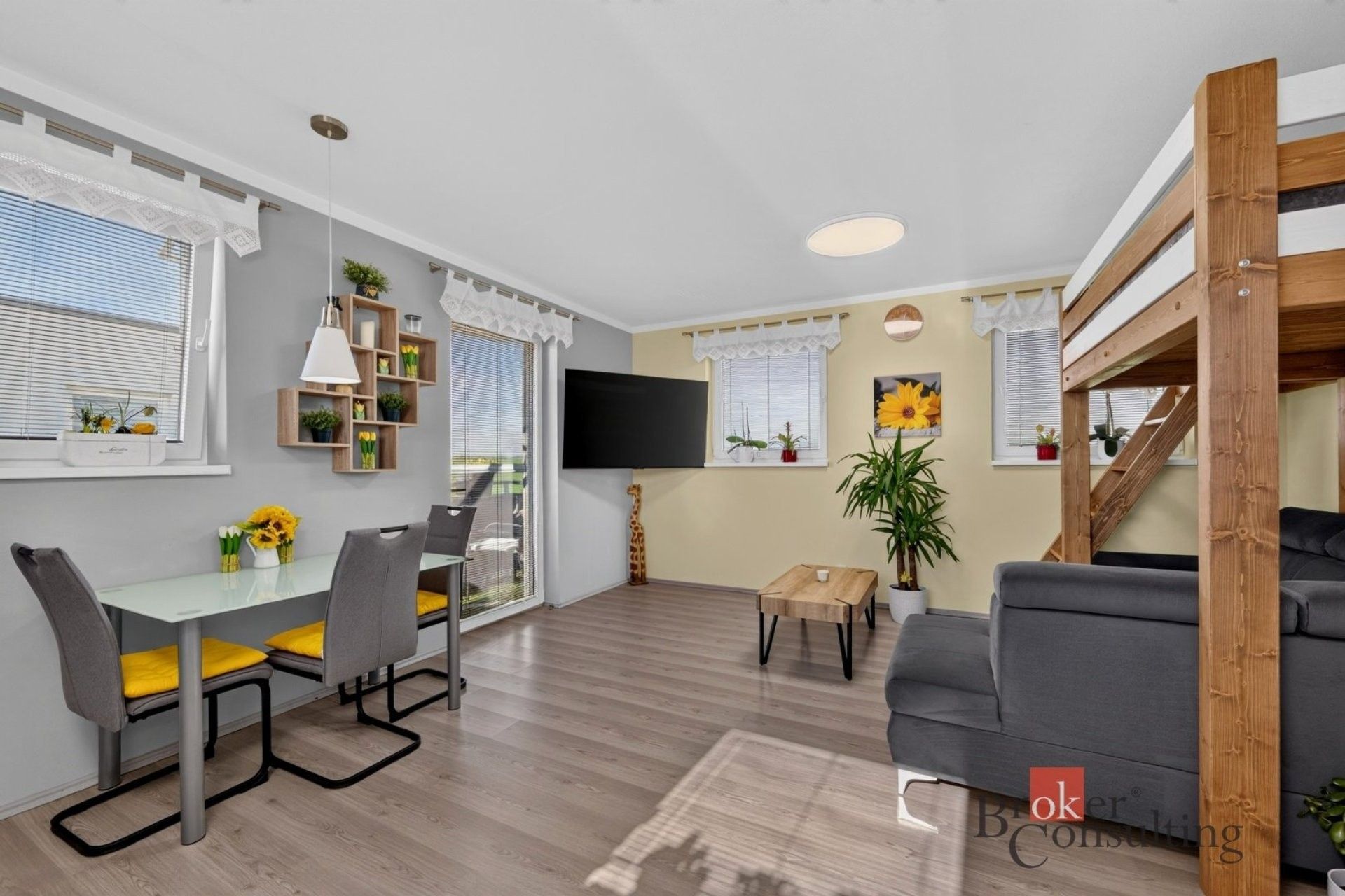 Byt 2+kk · 55 m² · Vochov - 4