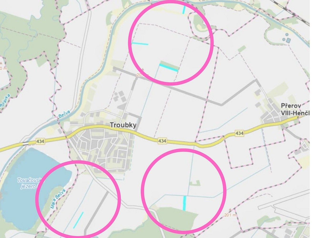 Zemědělské pozemky, Troubky, okres Přerov, Olomoucký kraj - 1
