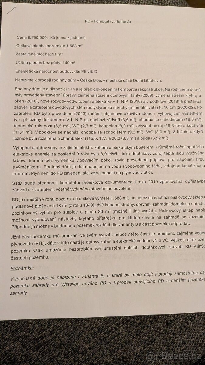 Rodinné domy, Česká Lípa, 470 01