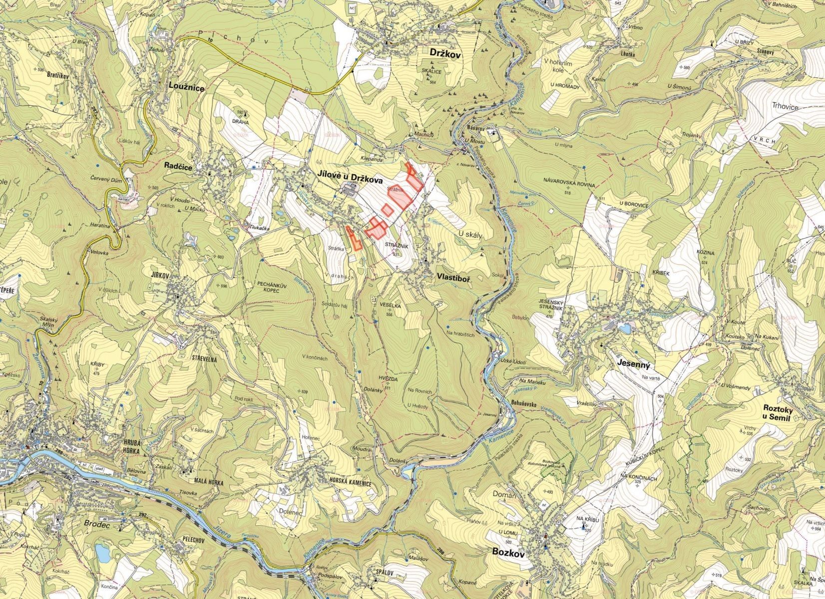 Prodej louka - Jílové u Držkova