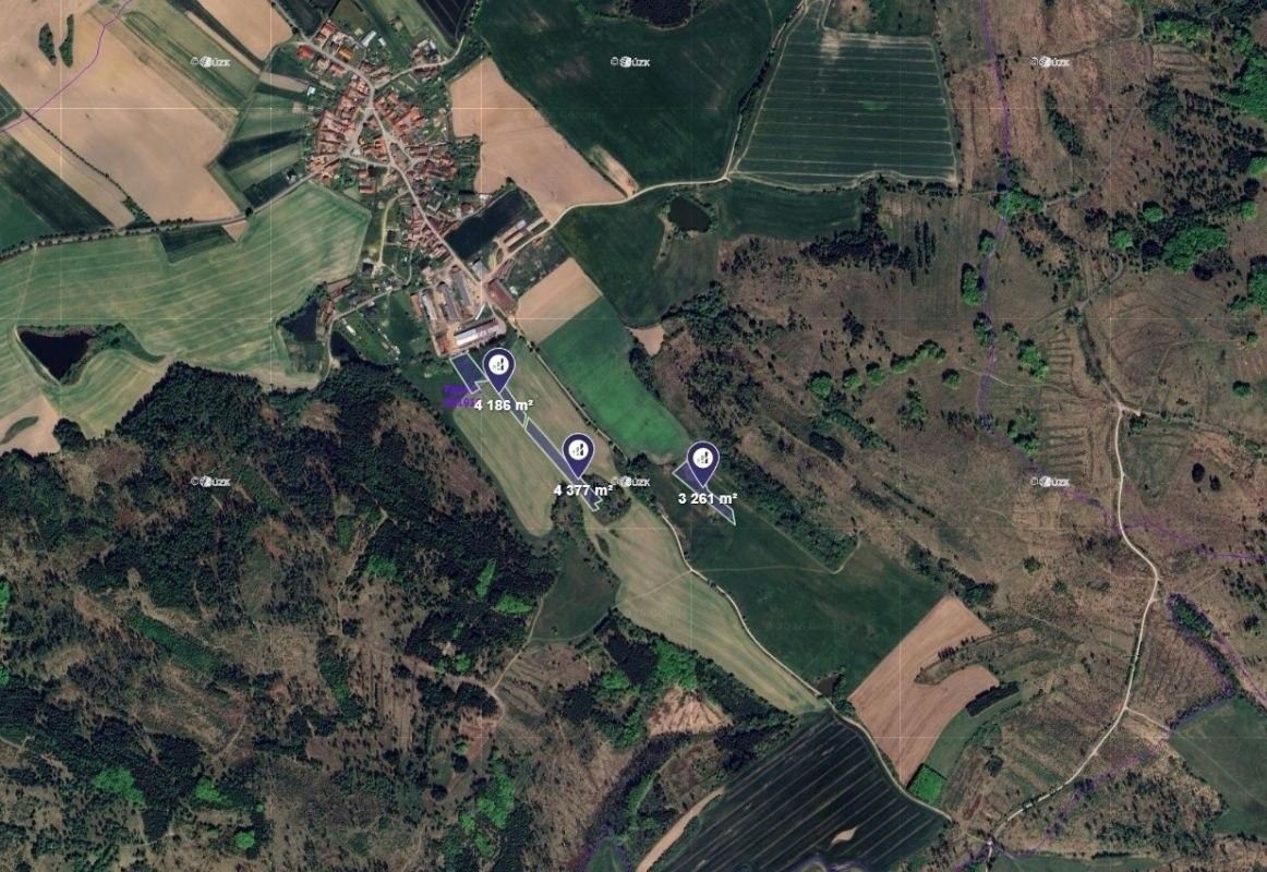 Prodej louka - Kadolec, 11 824 m²