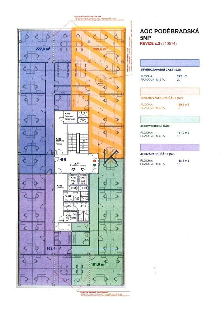 Kancelář · 199 m² · Praha - Vysočany, okres Praha 9, Hlavní město Praha - 4