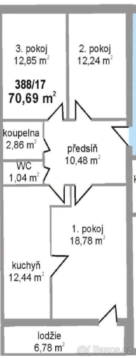 Byty, Odolena Voda, 250 70