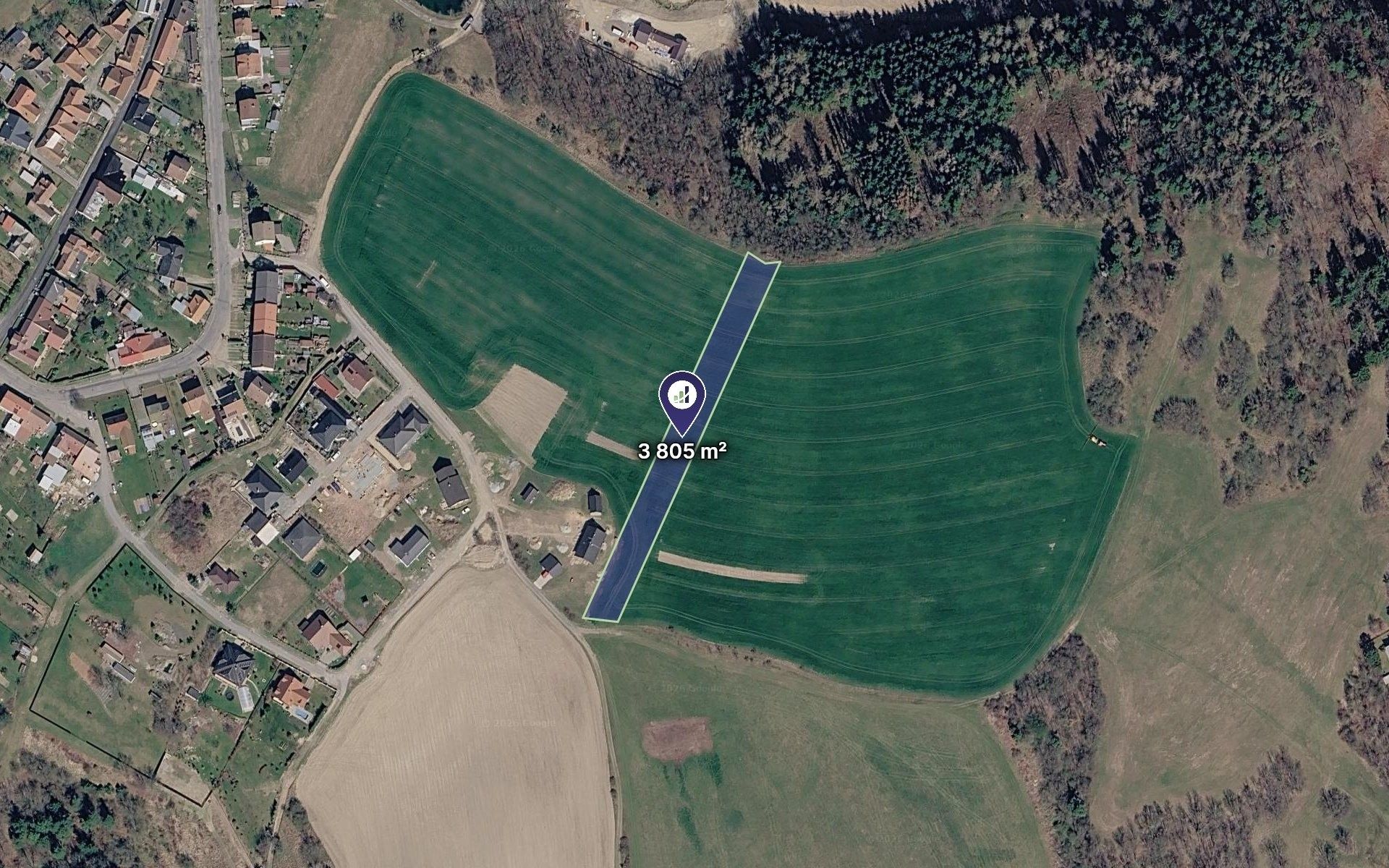 Zemědělské pozemky, Lipová, 1 085 m² - 2