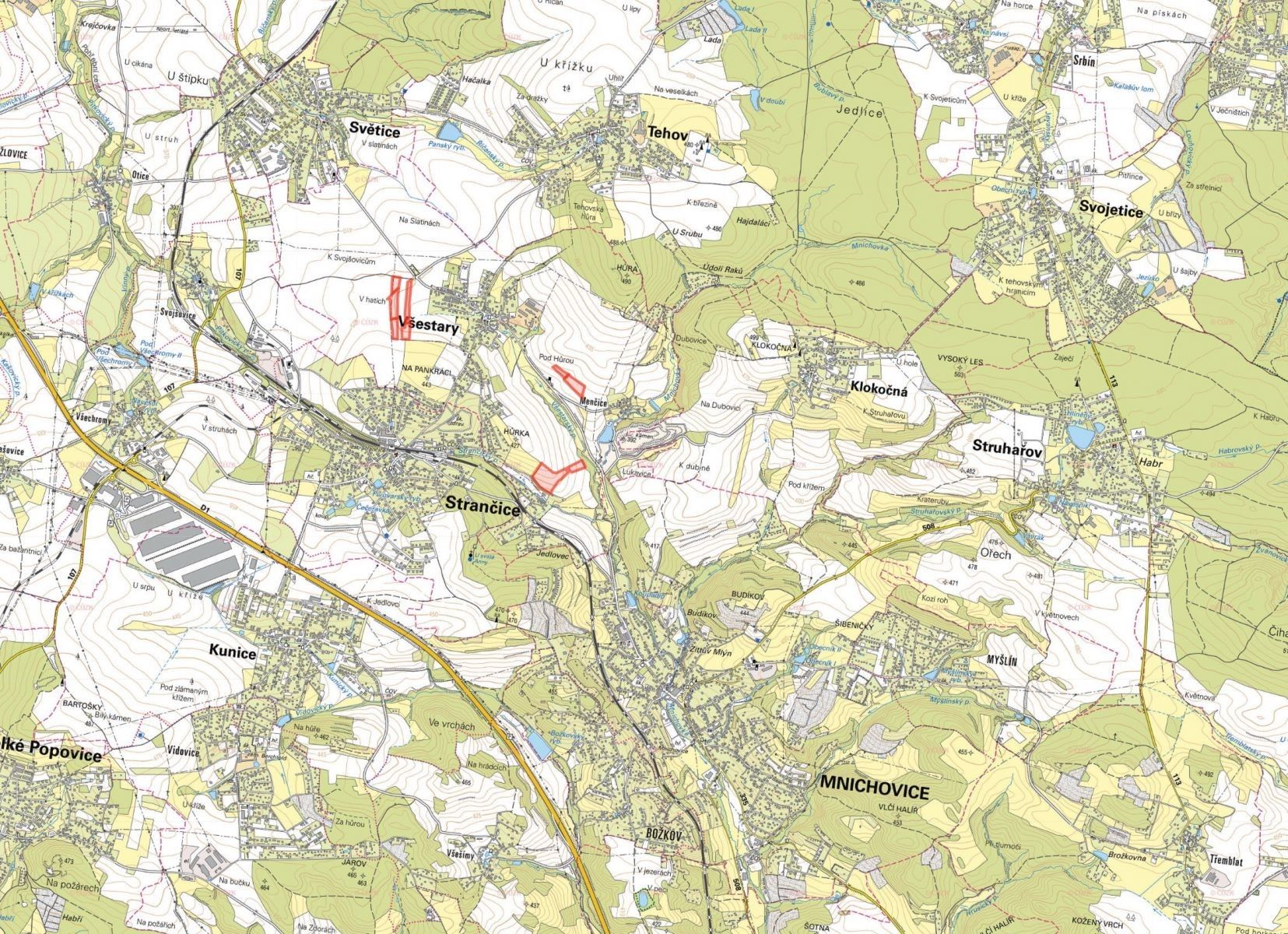 Prodej zemědělský pozemek - Všestary