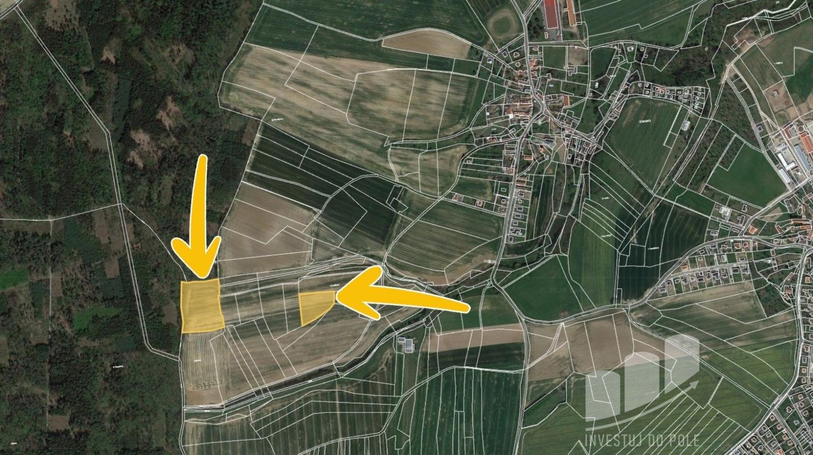 Prodej zemědělský pozemek - Masojedy, 10 669 m²