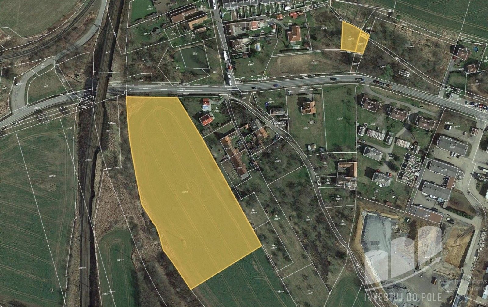 Prodej zemědělský pozemek - Veselka, Olbramovice, 10 237 m²