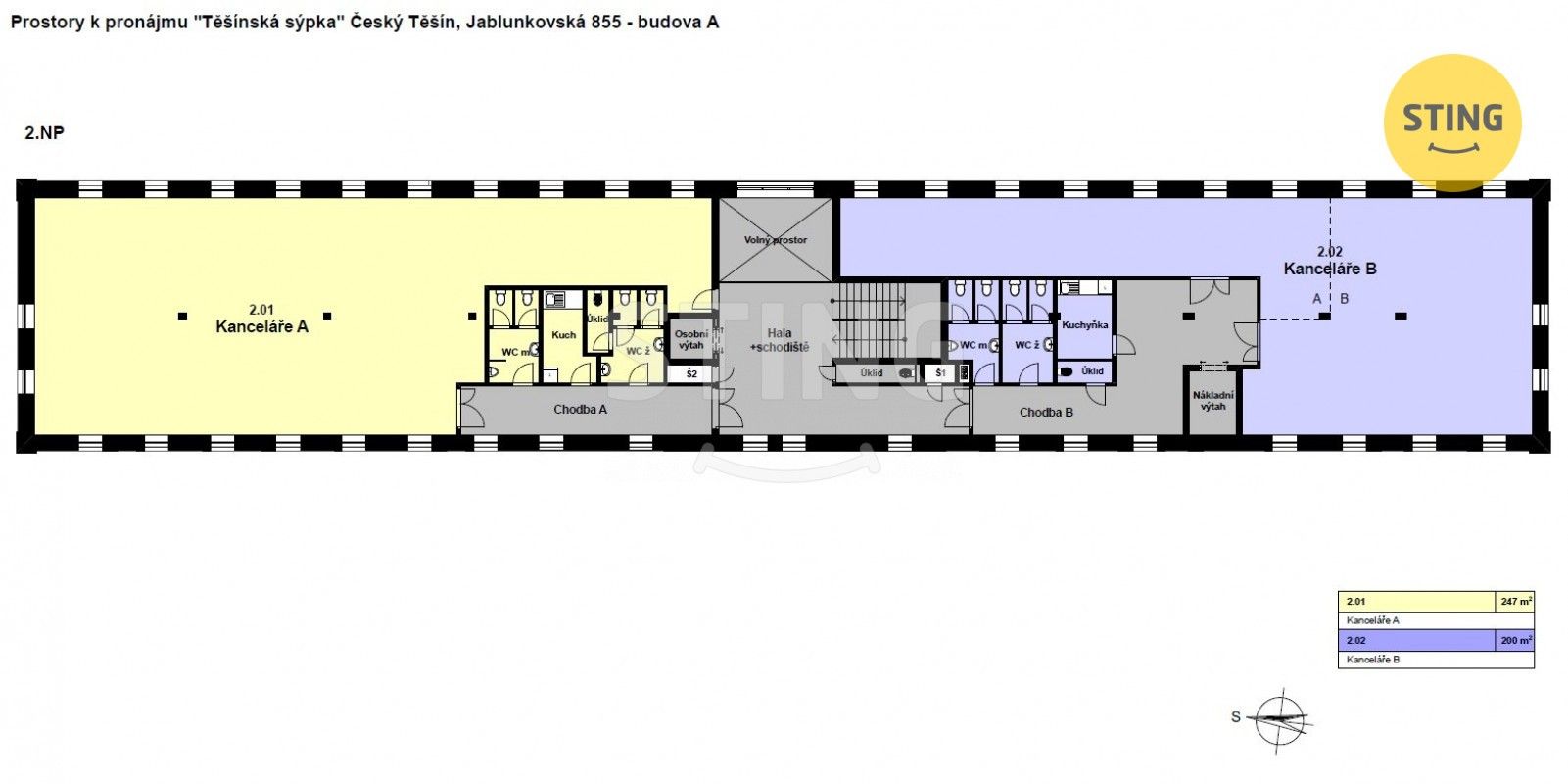 Pronájem kancelář - Jablunkovská  , Český Těšín, 247 m² - 5