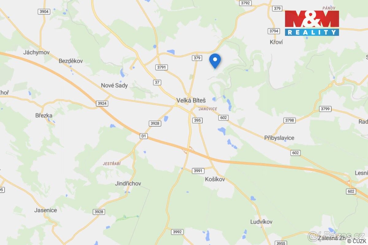 Stavební pozemek, Velká Bíteš – pohled 4