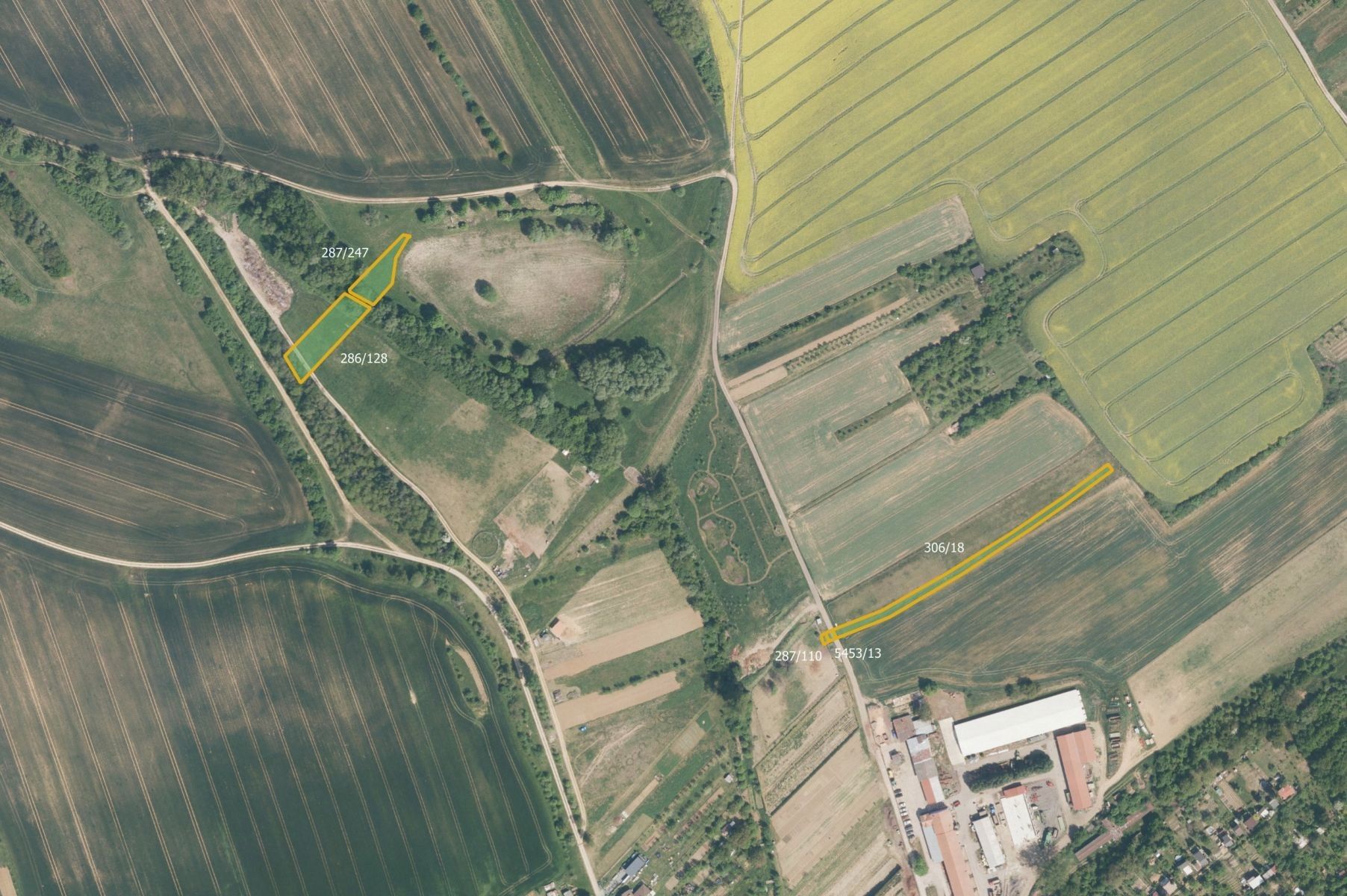 Zemědělské pozemky, Traplice