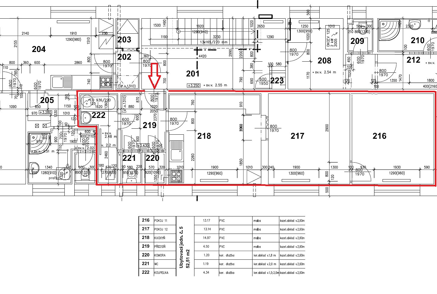Byt 2+1 · 52,5 m² · Studenec, okres Semily - 3