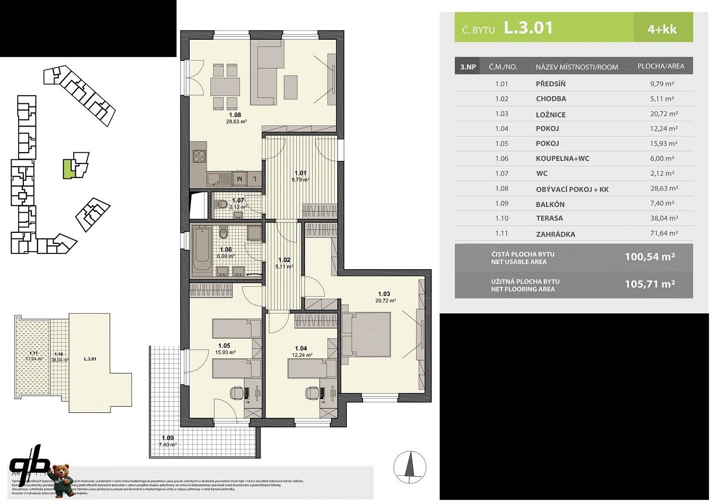 Byt 4+kk · 101 m² · Ostrava - Moravská Ostrava, okres Ostrava-město, Moravskoslezský kraj - 3