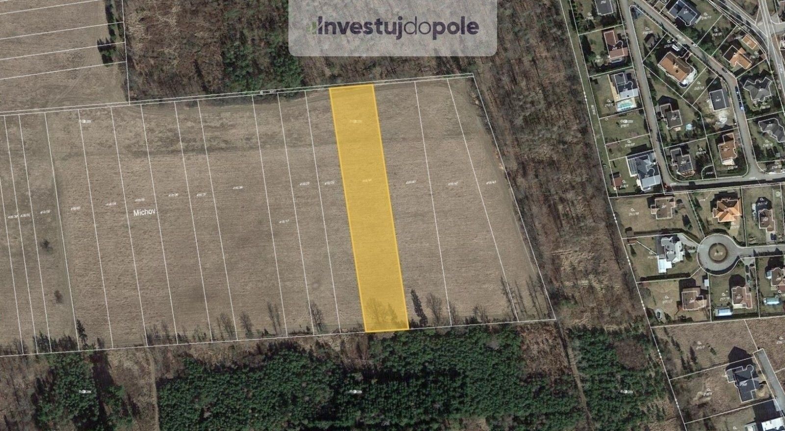 Zemědělské pozemky, Jíloviště, 2 078 m²