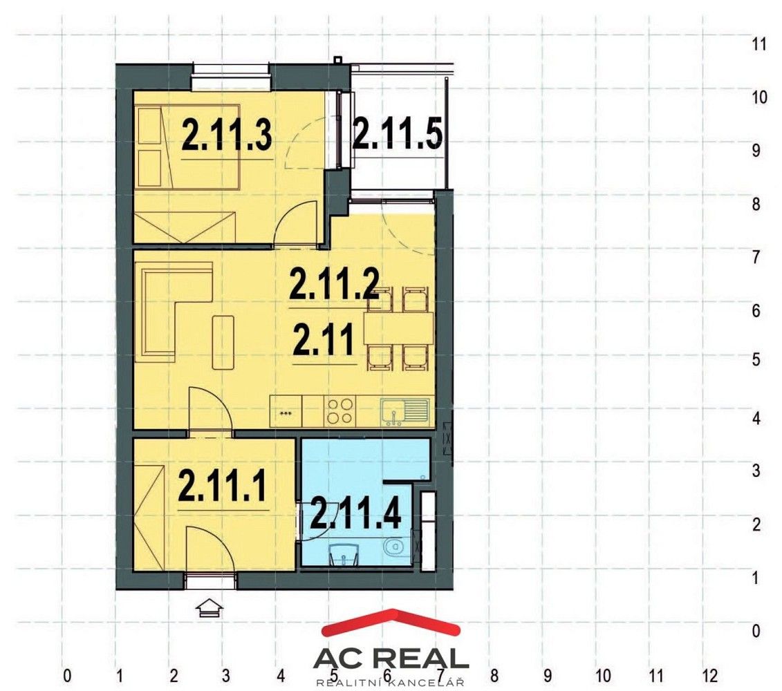 2+kk, Vrchlabí - Hořejší Vrchlabí, okres Trutnov, Královéhradecký kraj, 46 m² - 2