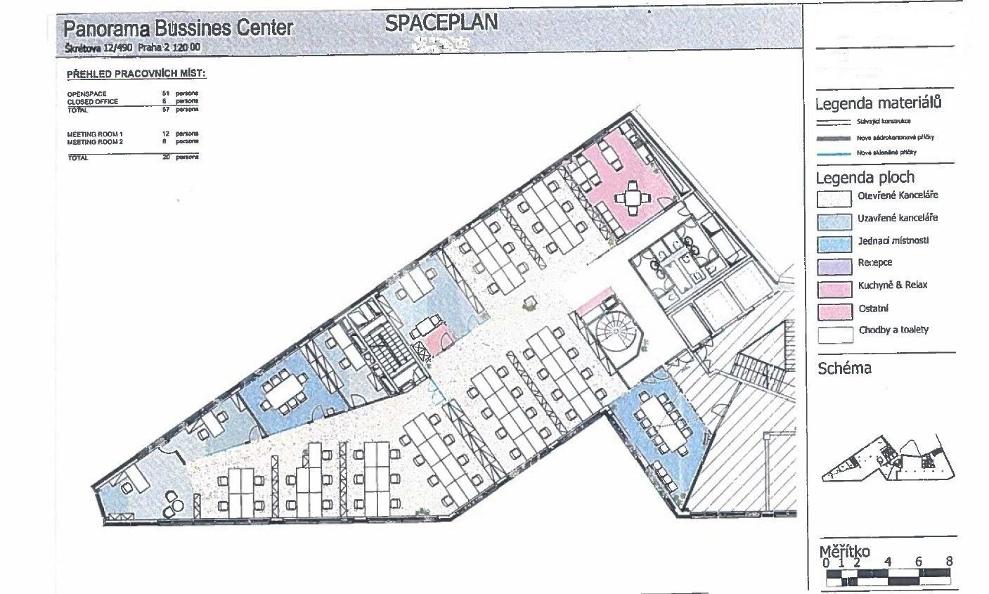 Kancelář · 480 m² · Škrétova, Praha - 3