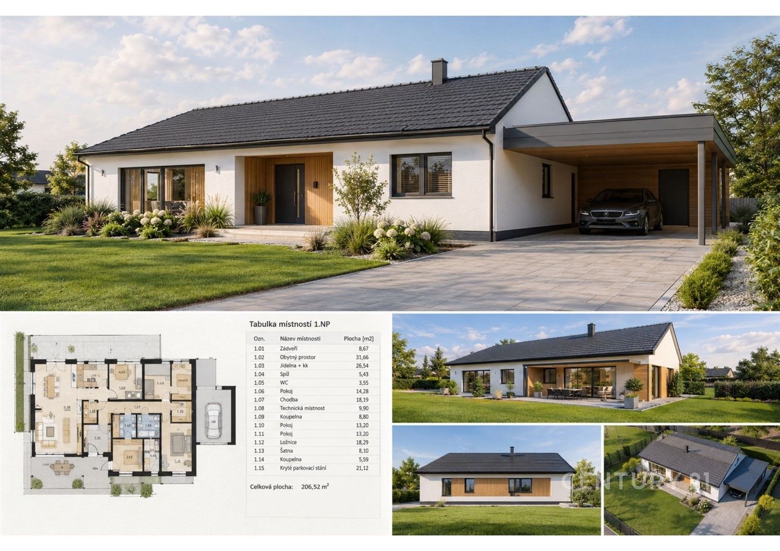 Rodinné domy, Čestlice, 185 m² - 2