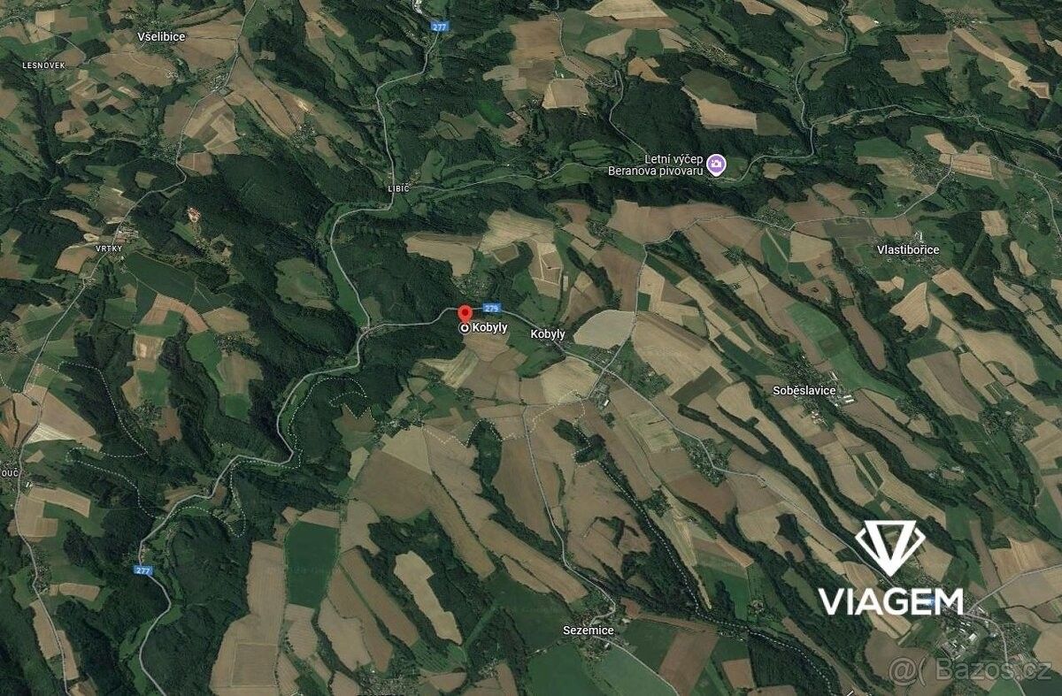 Stavební pozemek, Svijanský Újezd – pohled 3