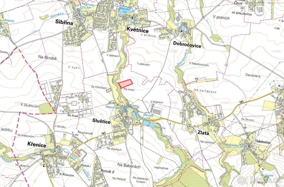 Pozemky pro bydlení, Sibřina, 250 84