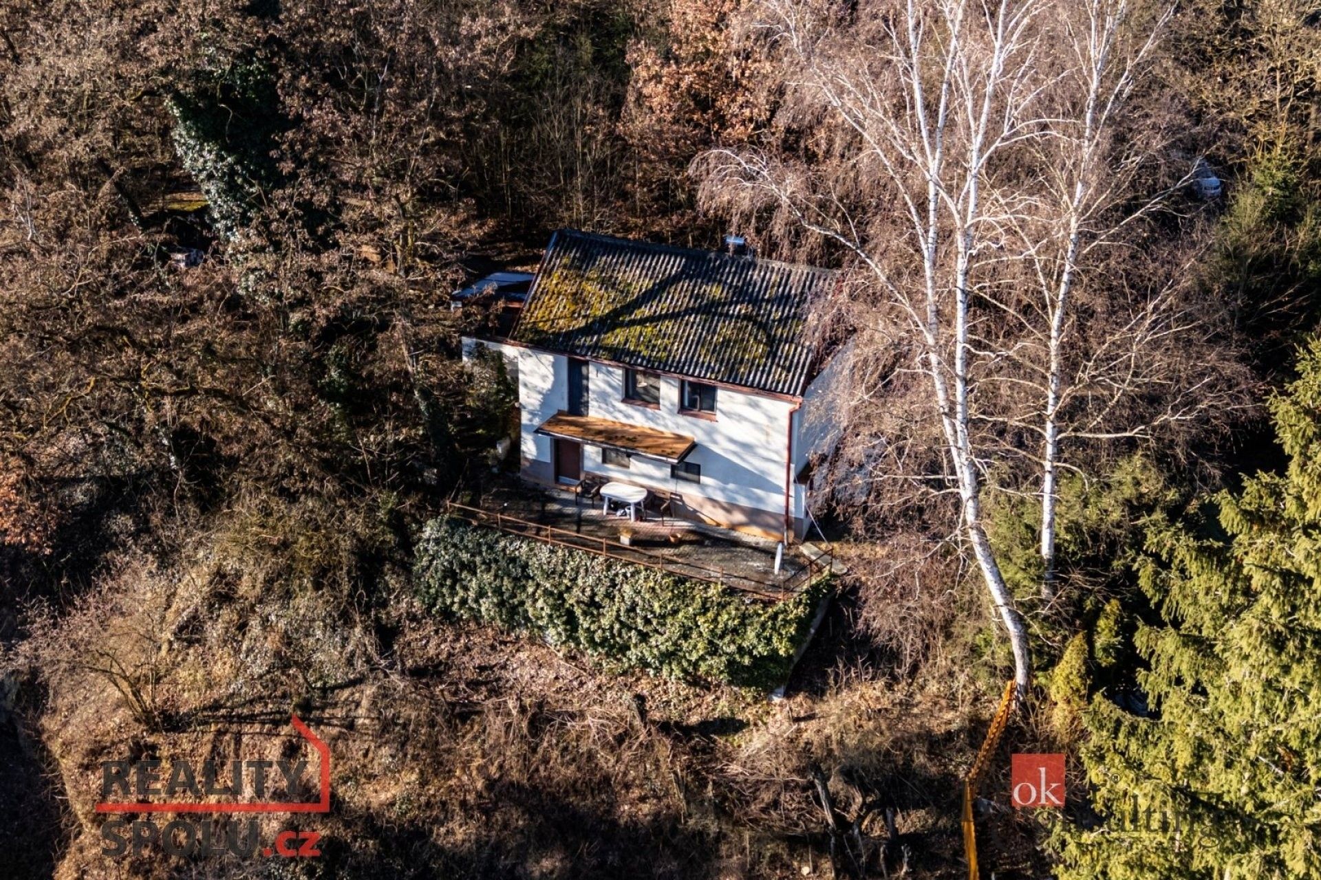 Prodej chata - Hněvkovice na levém břehu Vltavy, Týn nad Vltavou, 80 m²