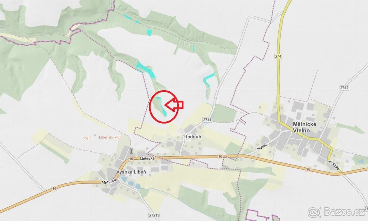 Prodej pozemek pro bydlení - Mělnické Vtelno, 277 38